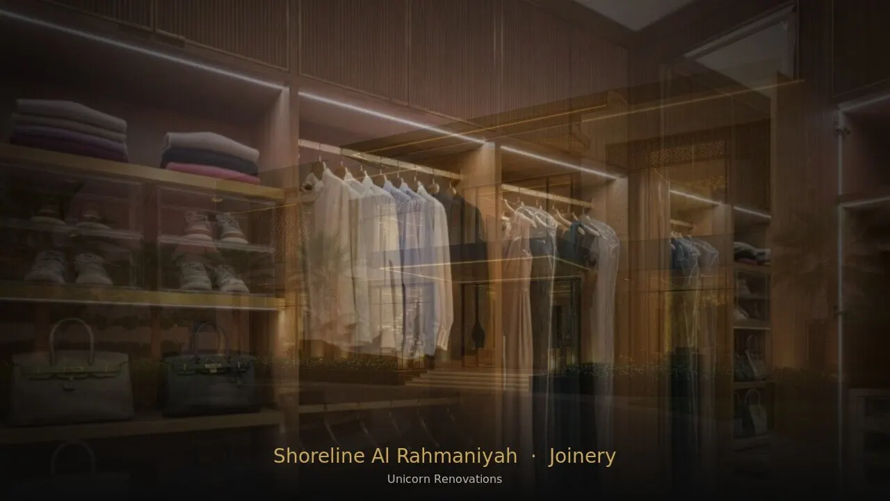 Joinery & Cabinetry in Al Rahmaniyah