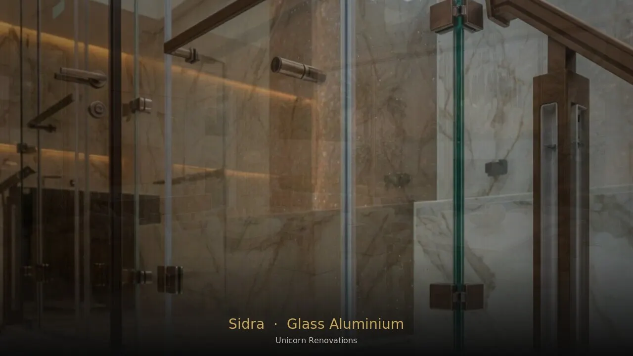 Glass & Aluminium Works in Sidra at Dubai Hills