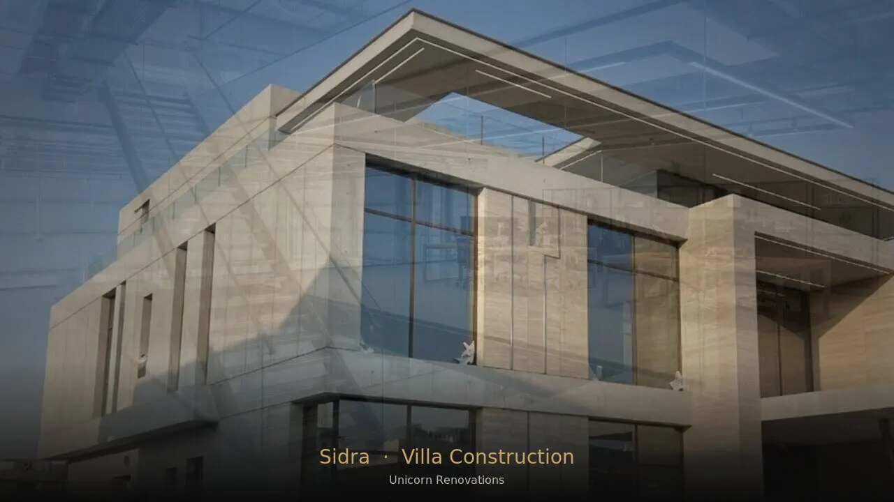 Villa Construction in Sidra at Dubai Hills
