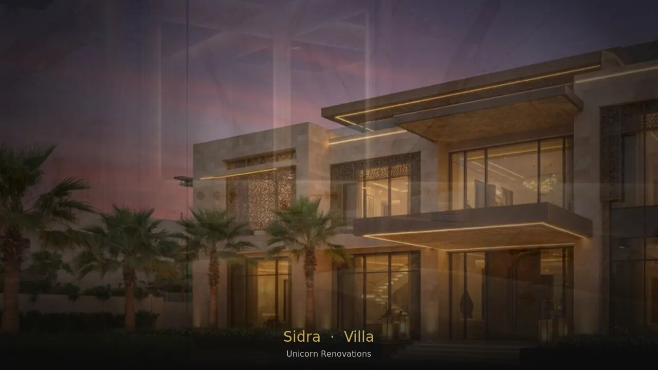 Villa Renovation in Sidra at Dubai Hills — Unicorn Renovations