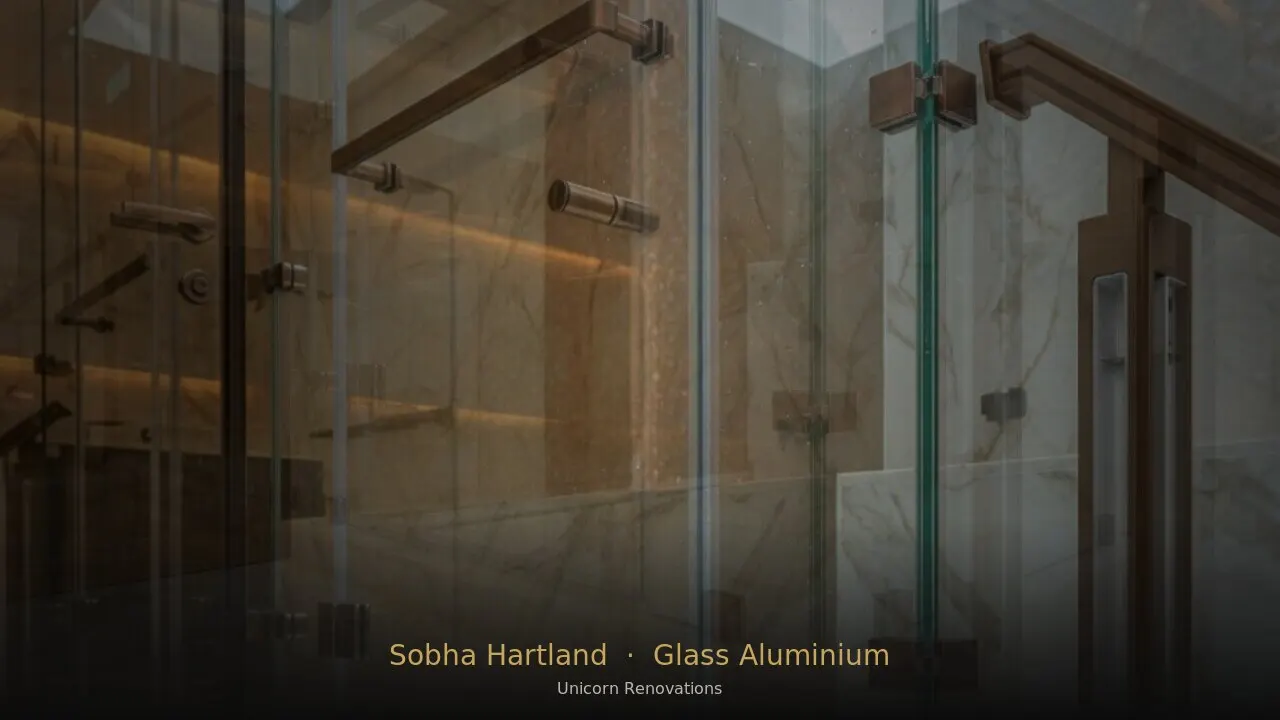 Glass & Aluminium Works in Sobha Hartland
