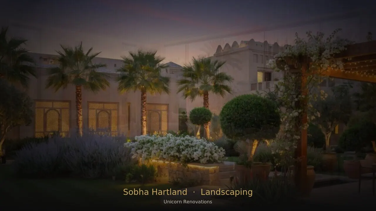 Landscaping in Sobha Hartland