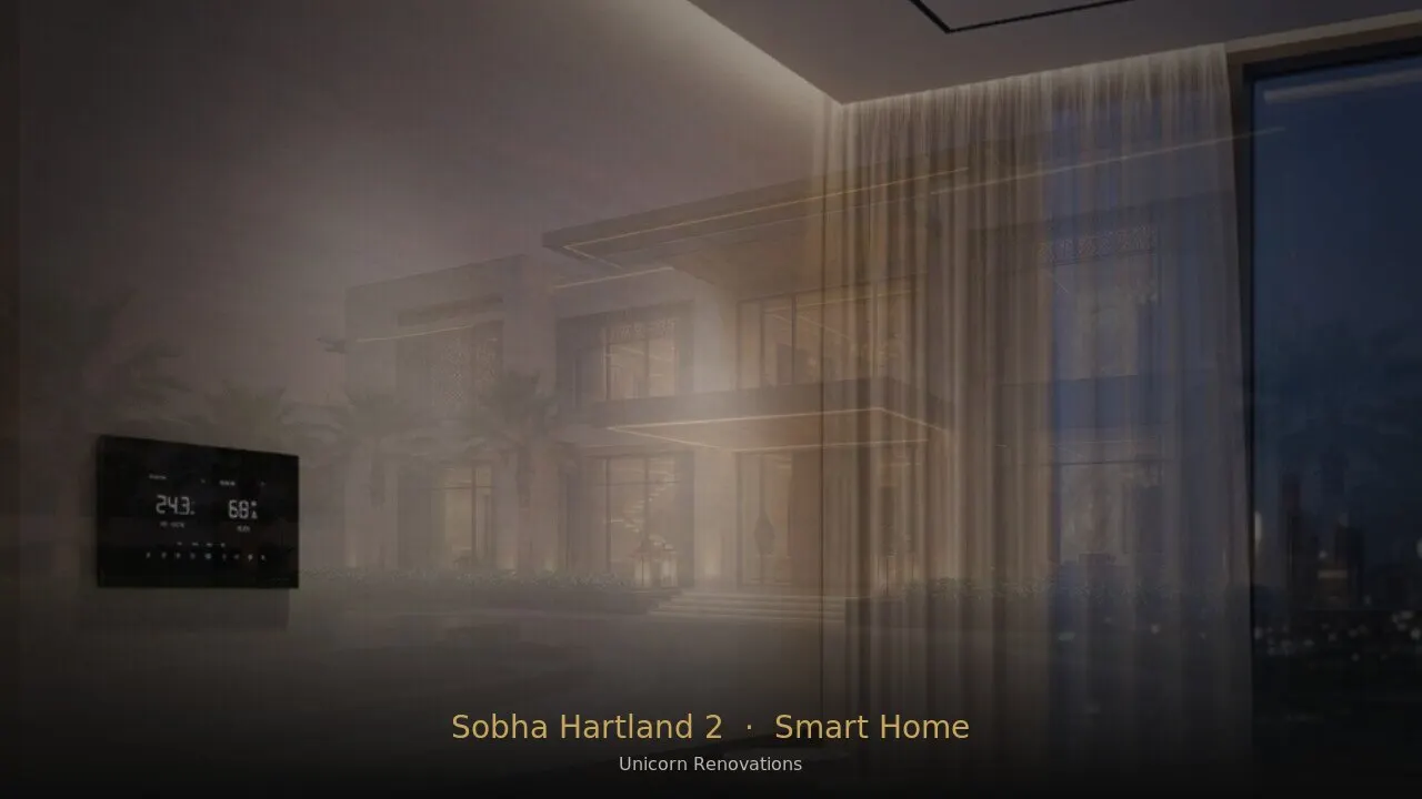 Smart Home in Sobha Hartland 2 — Unicorn Renovations