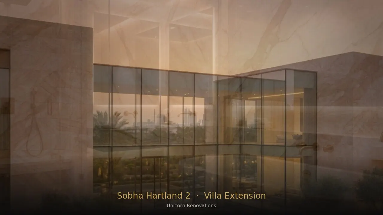 Villa Extension in Sobha Hartland 2 — Unicorn Renovations