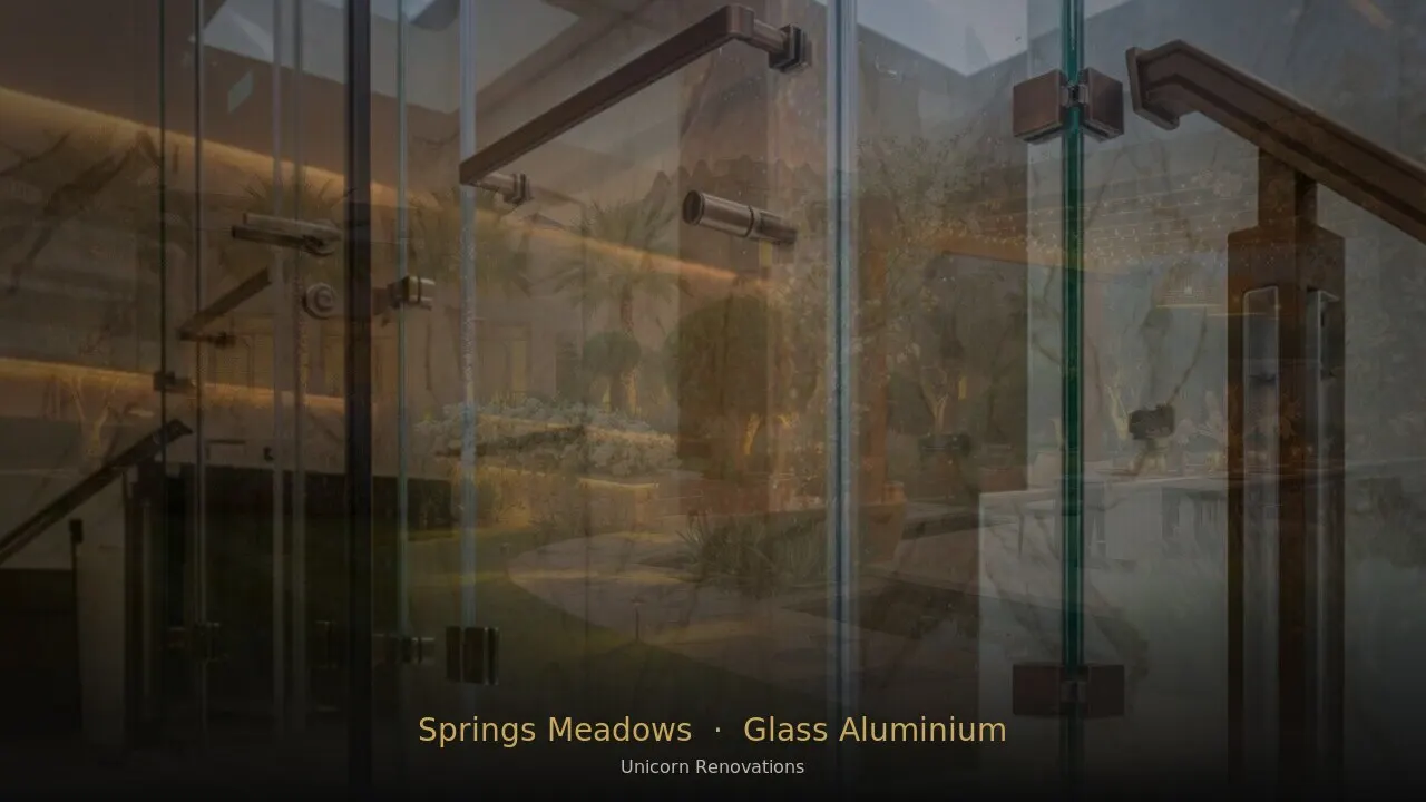 Glass & Aluminium Works in The Springs & Meadows