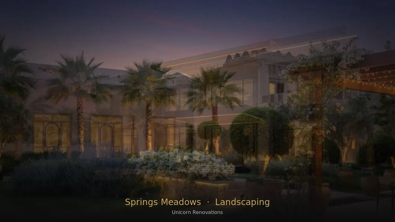 Landscaping in The Springs & Meadows