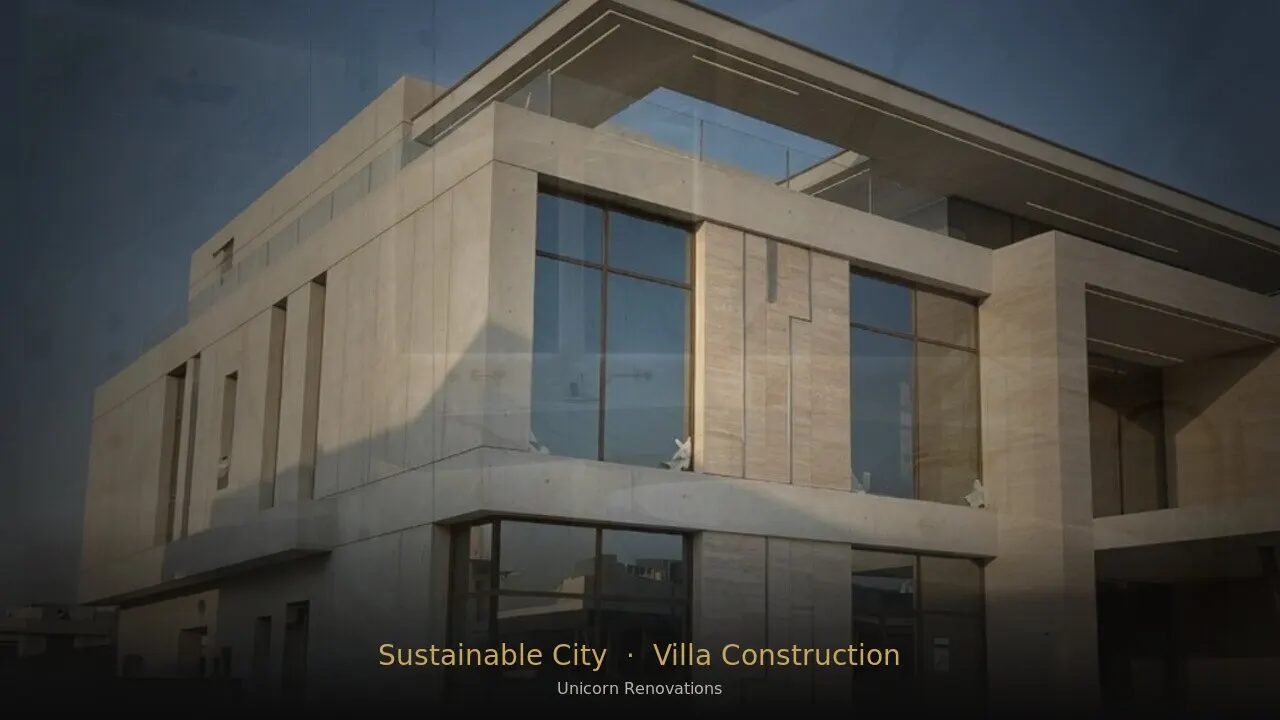 Villa Construction in The Sustainable City