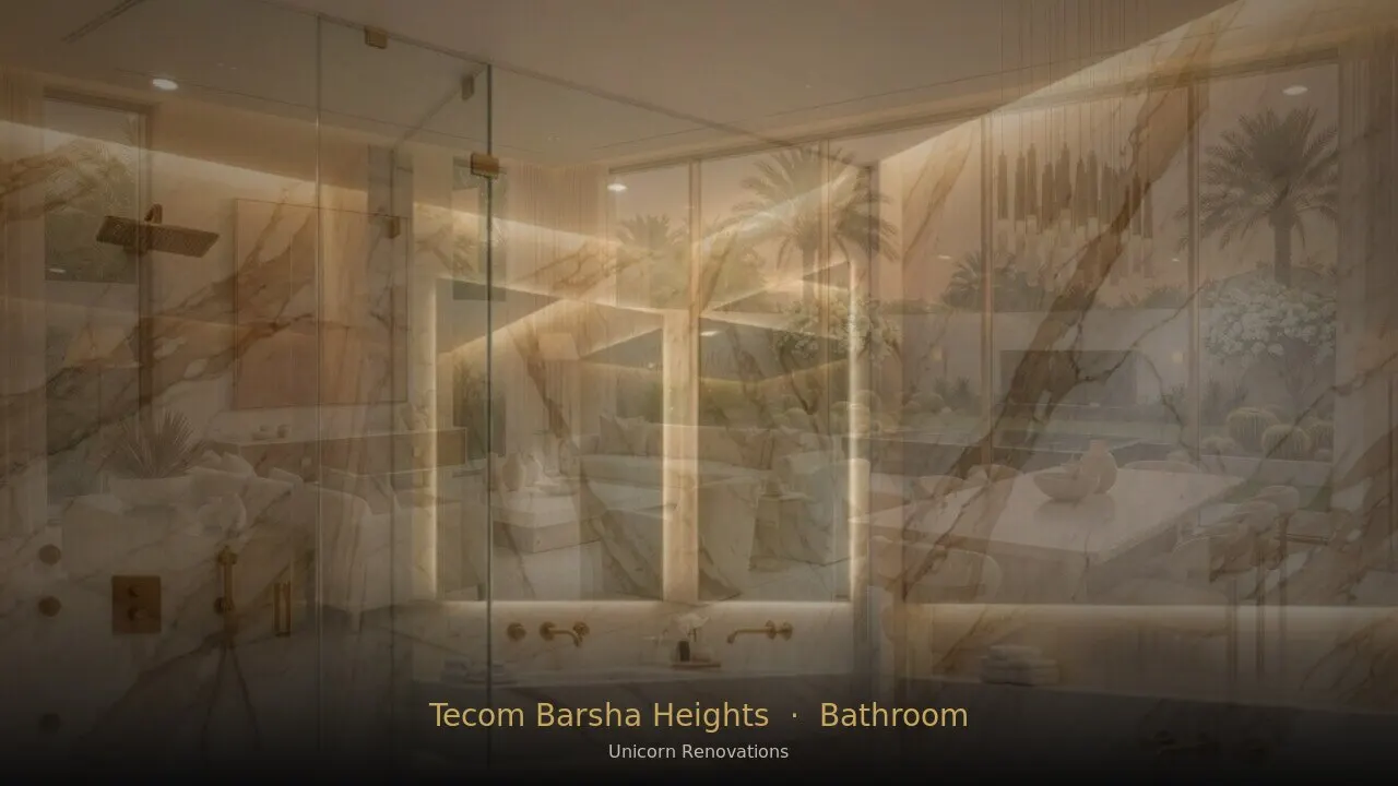 Bathroom Renovation in Barsha Heights (TECOM) — Unicorn Renovations