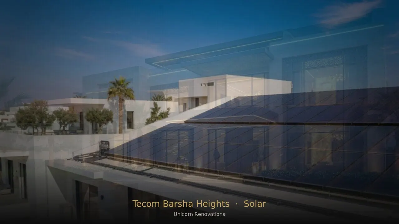 Solar Solutions in Barsha Heights (TECOM)