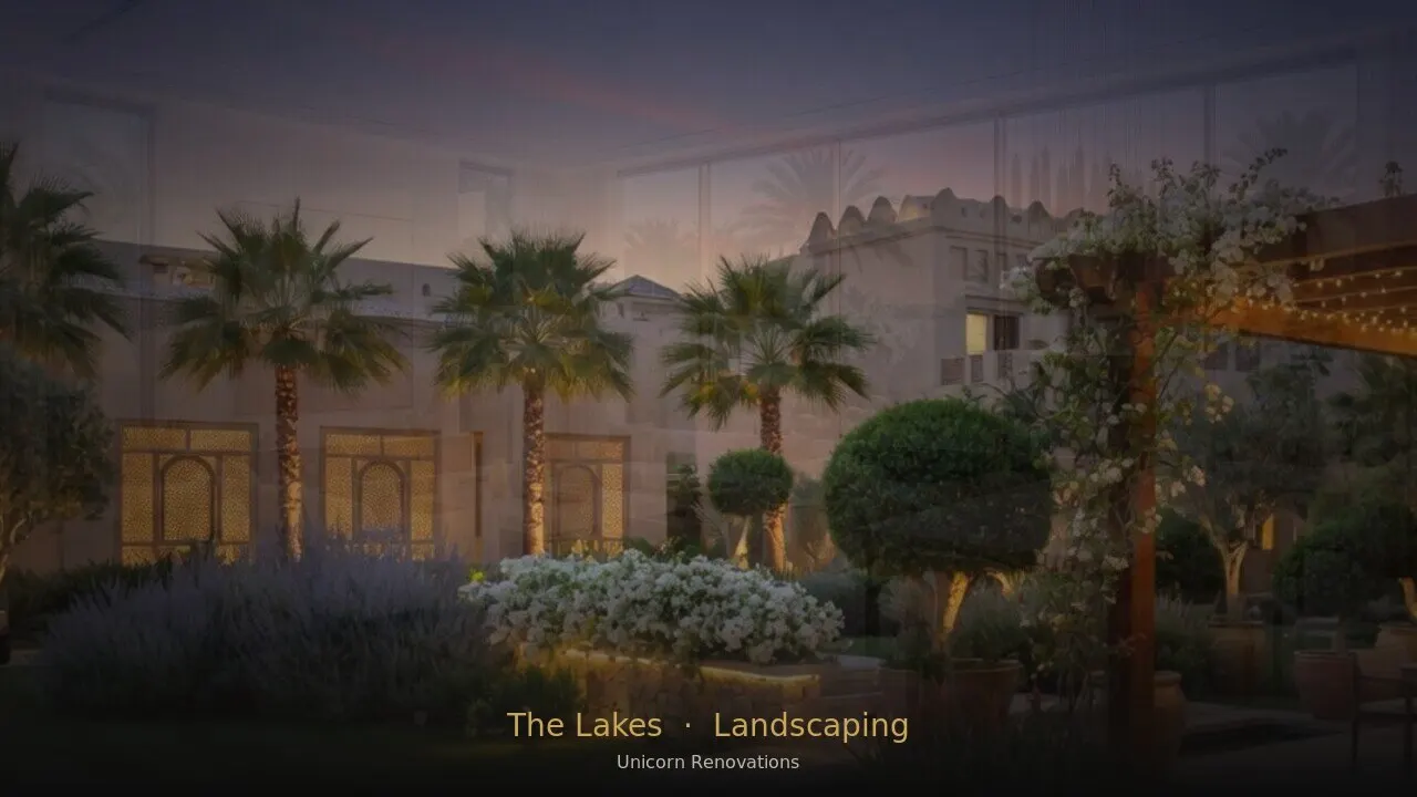 Landscaping in The Lakes