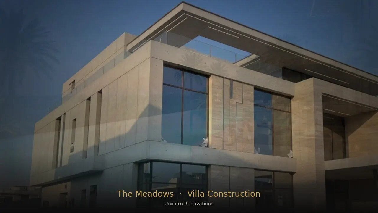 Villa Construction in The Meadows