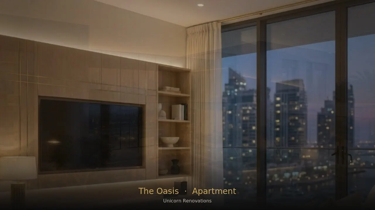 Apartment Renovation in The Oasis by Emaar