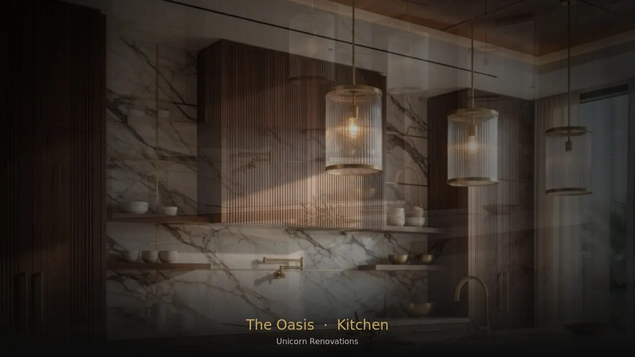 Kitchen Renovation in The Oasis by Emaar — Unicorn Renovations