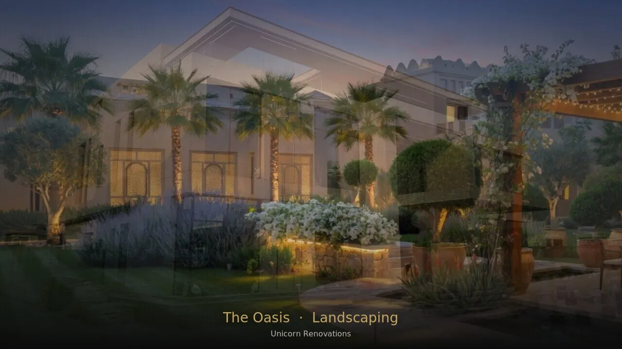Landscaping in The Oasis by Emaar