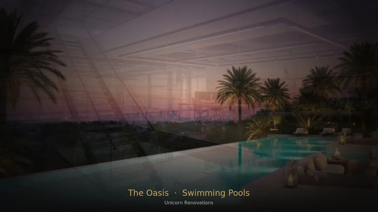 Swimming Pool Construction & Renovation in The Oasis by Emaar — Unicorn Renovations
