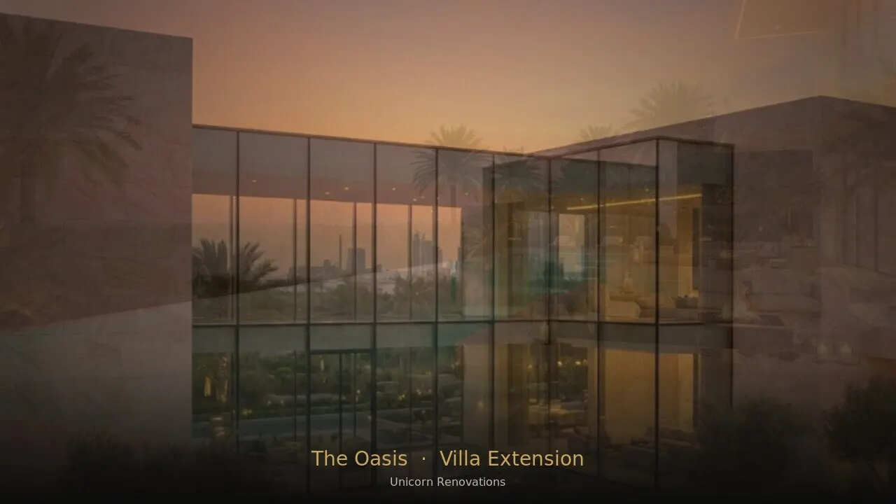 Villa Extension in The Oasis by Emaar — Unicorn Renovations