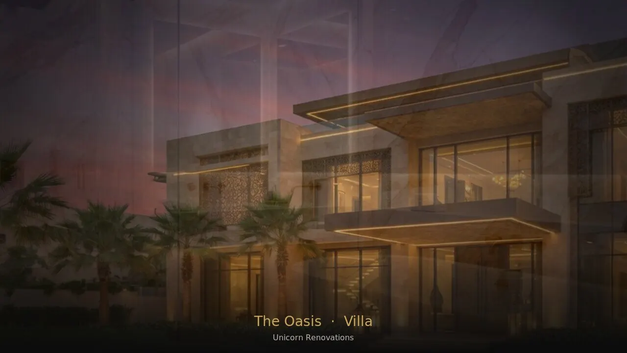 Villa Renovation in The Oasis by Emaar