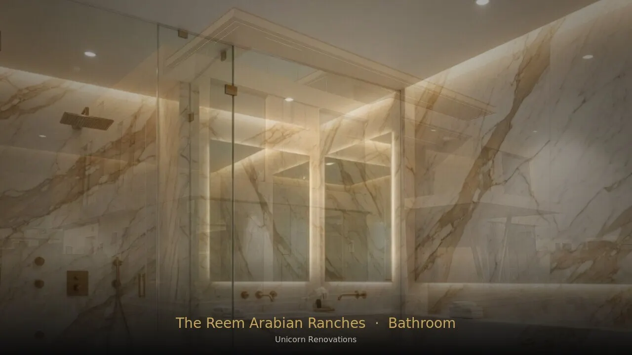 Bathroom Renovation in The Reem at Arabian Ranches