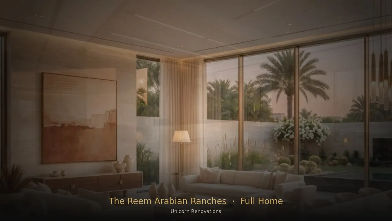 Full Home Renovation in The Reem at Arabian Ranches — Unicorn Renovations