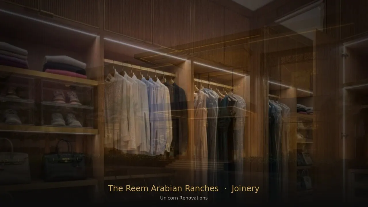 Joinery & Cabinetry in The Reem at Arabian Ranches — Unicorn Renovations