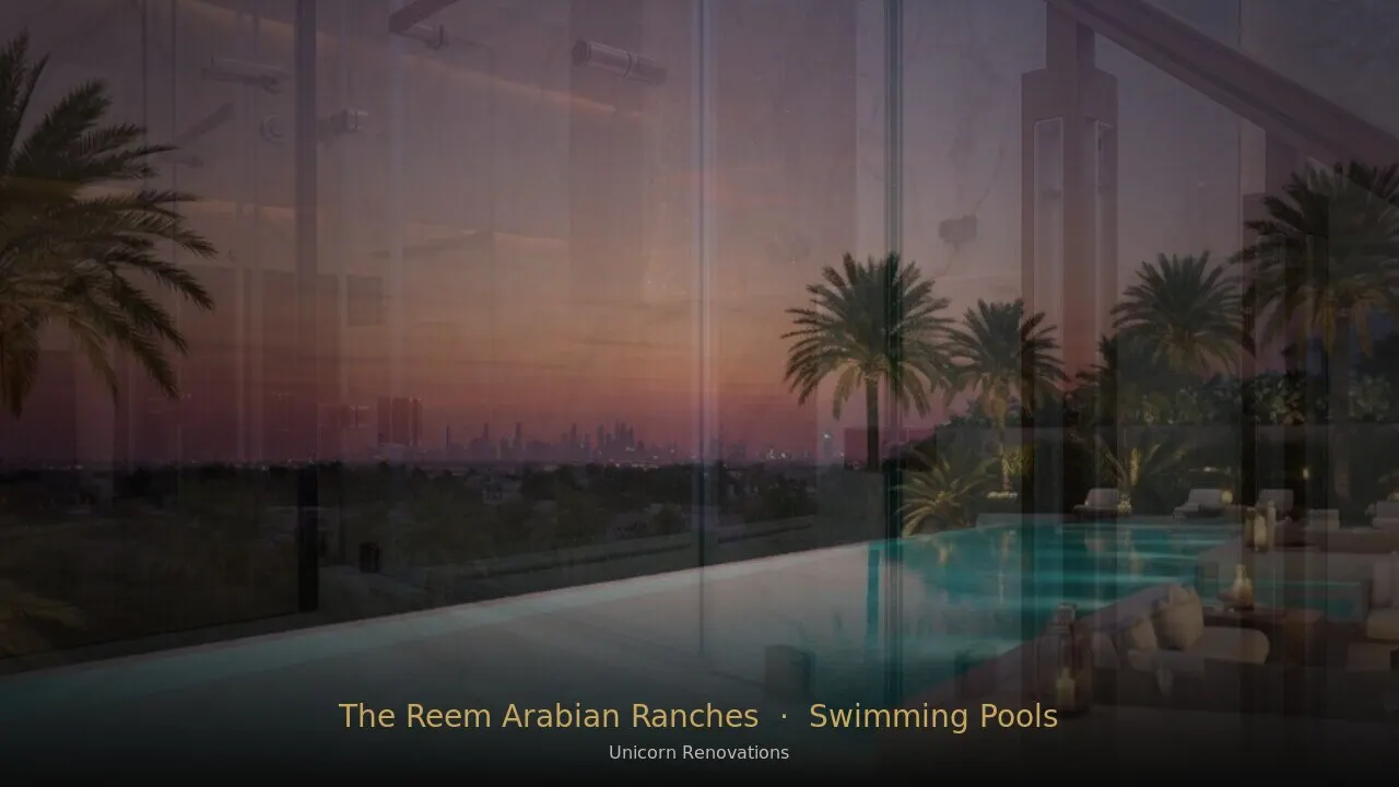 Swimming Pool Construction & Renovation in The Reem at Arabian Ranches