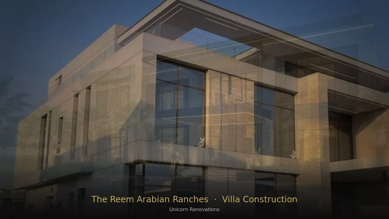 Villa Construction in The Reem at Arabian Ranches — Unicorn Renovations