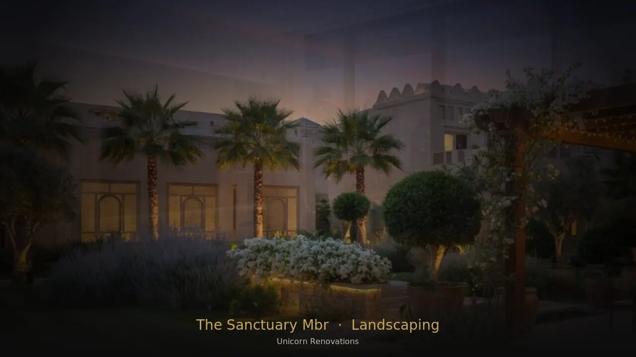 Landscaping in The Sanctuary at MBR City