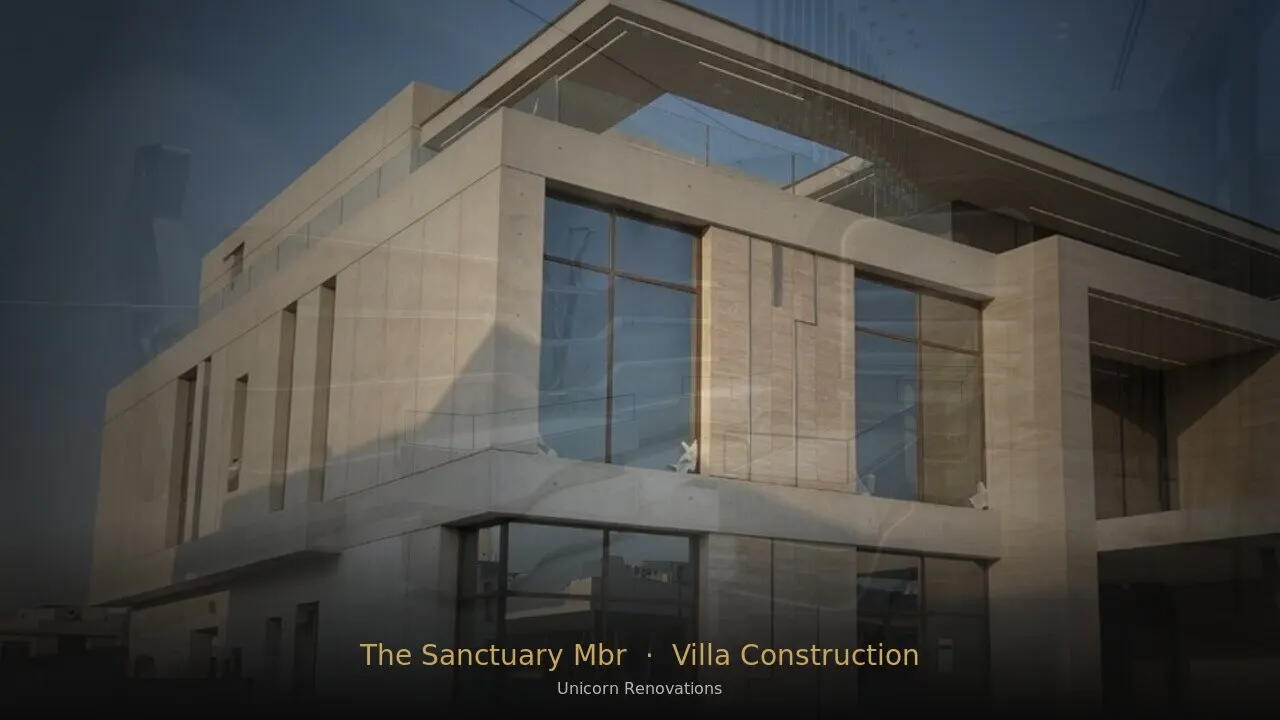 Villa Construction in The Sanctuary at MBR City