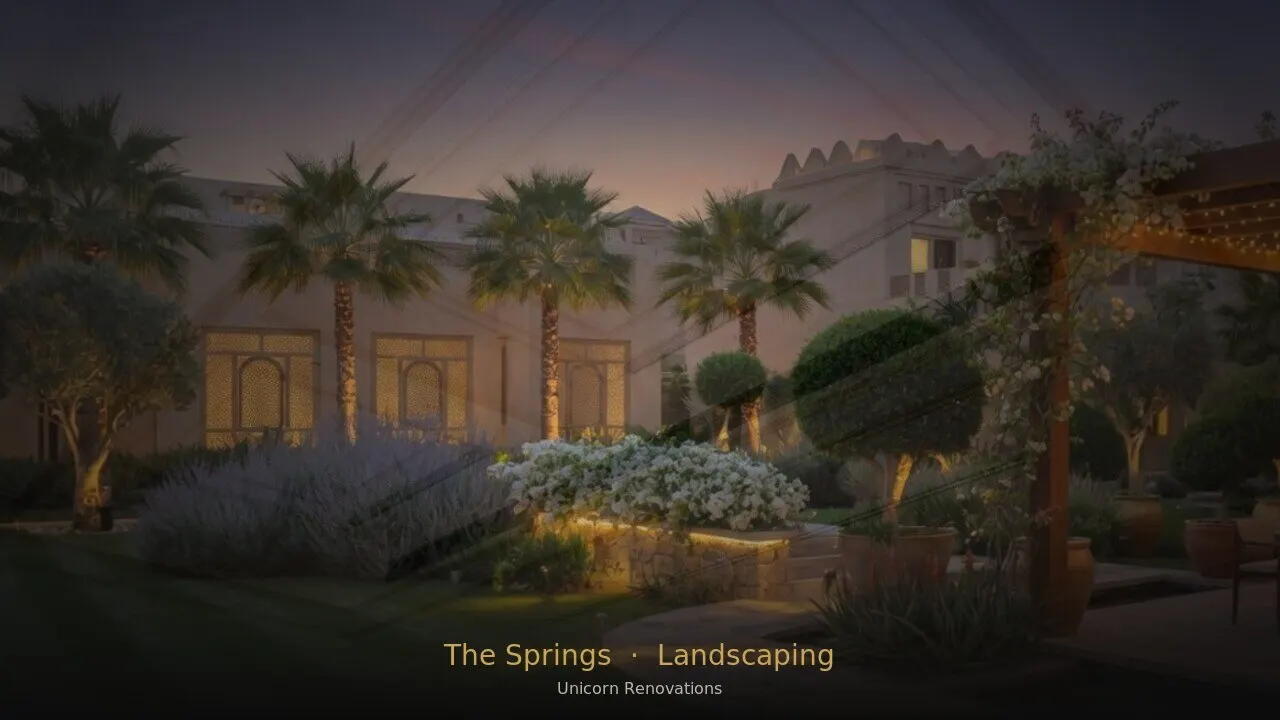 Landscaping in The Springs