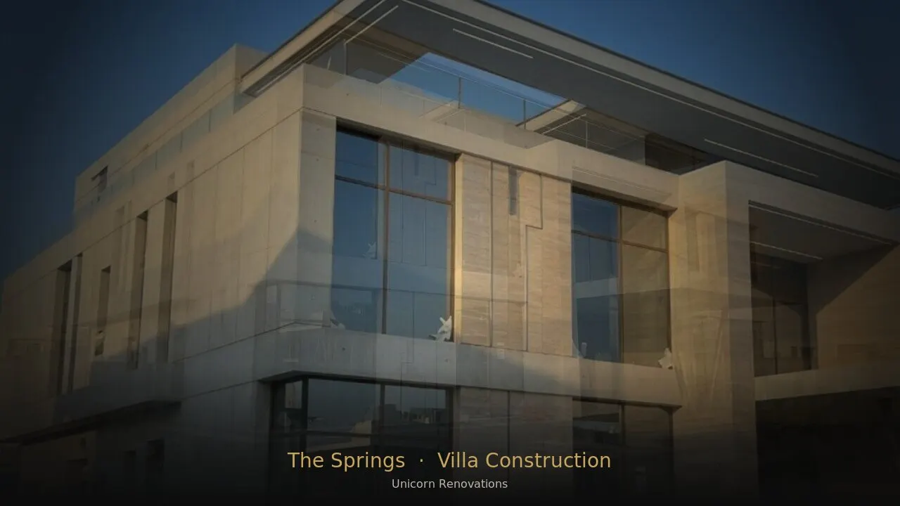 Villa Construction in The Springs