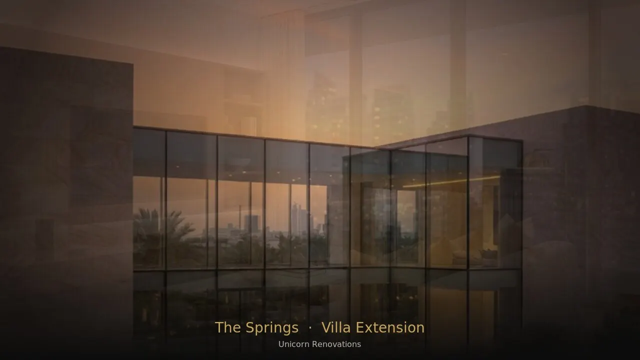 Villa Extension in The Springs