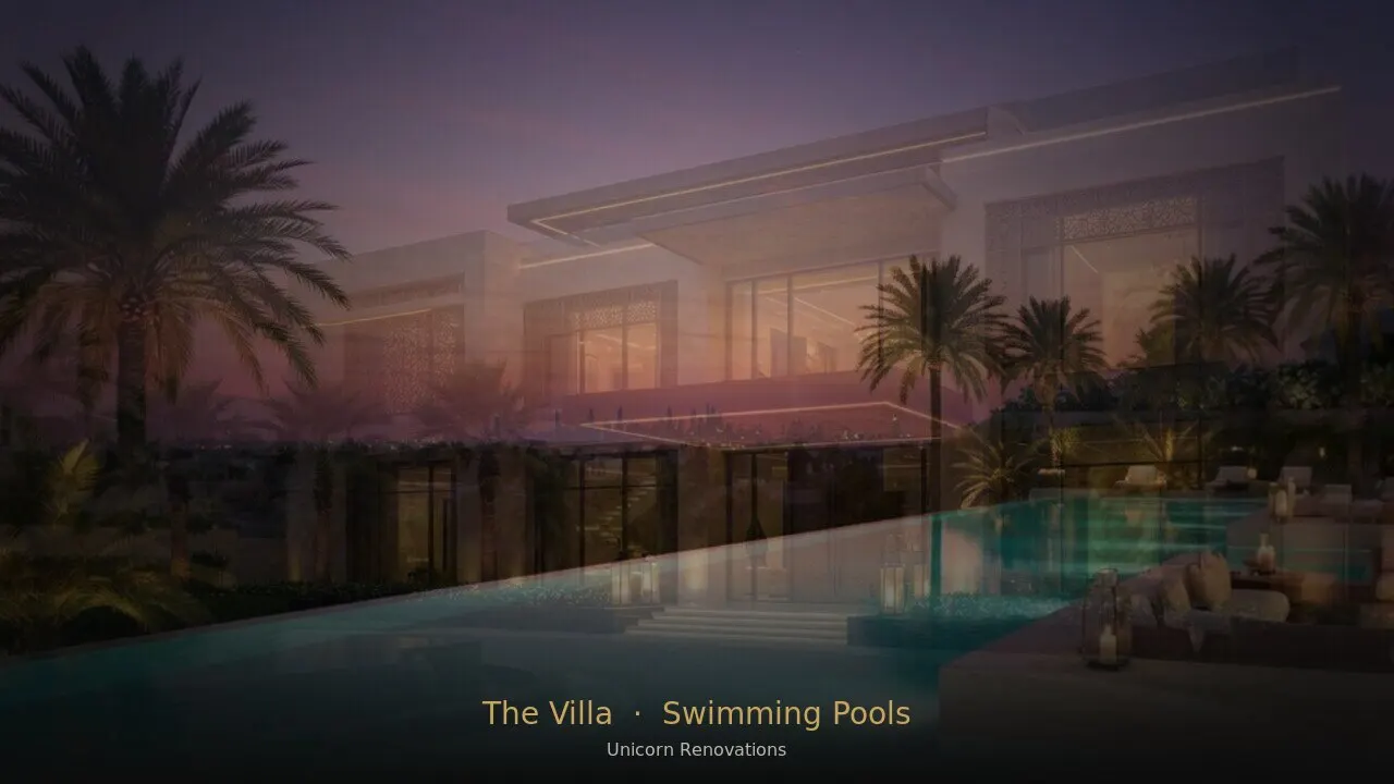 Swimming Pool Construction & Renovation in The Villa