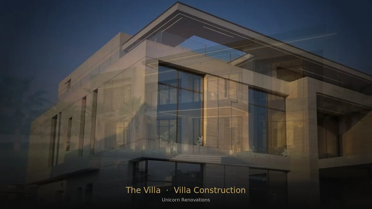 Villa Construction in The Villa — Unicorn Renovations