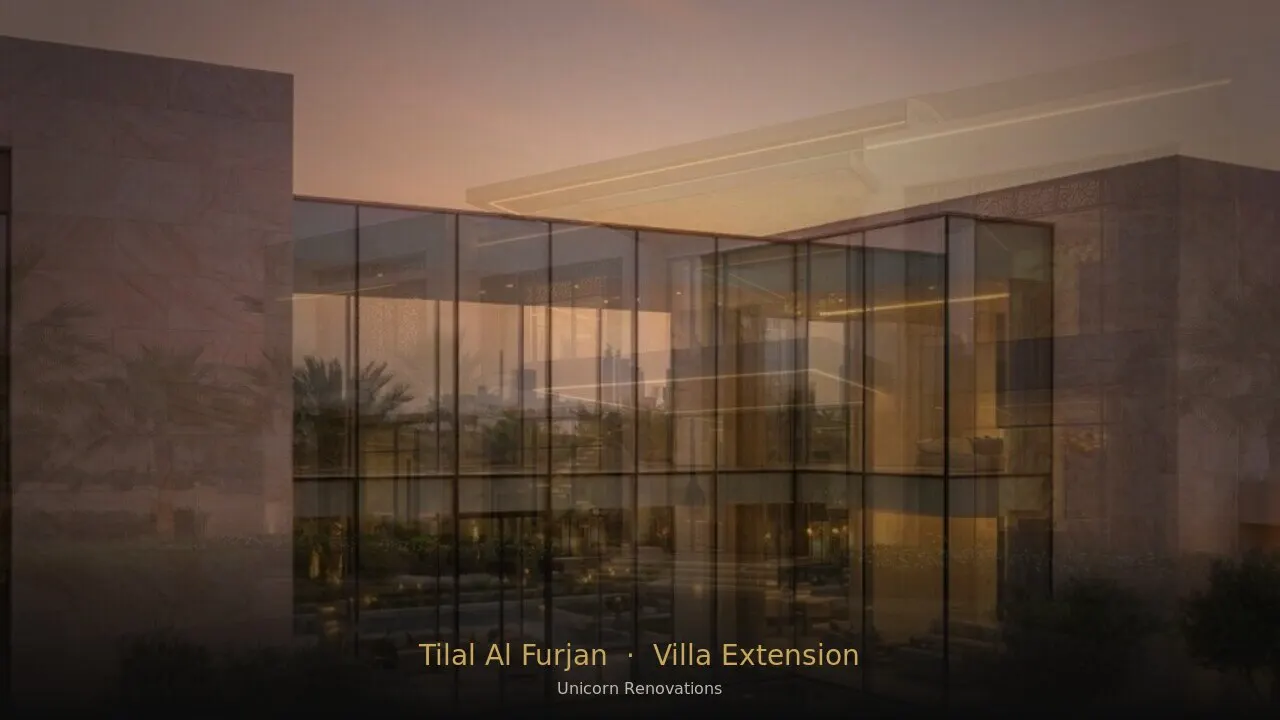 Villa Extension in Tilal Al Furjan — Unicorn Renovations