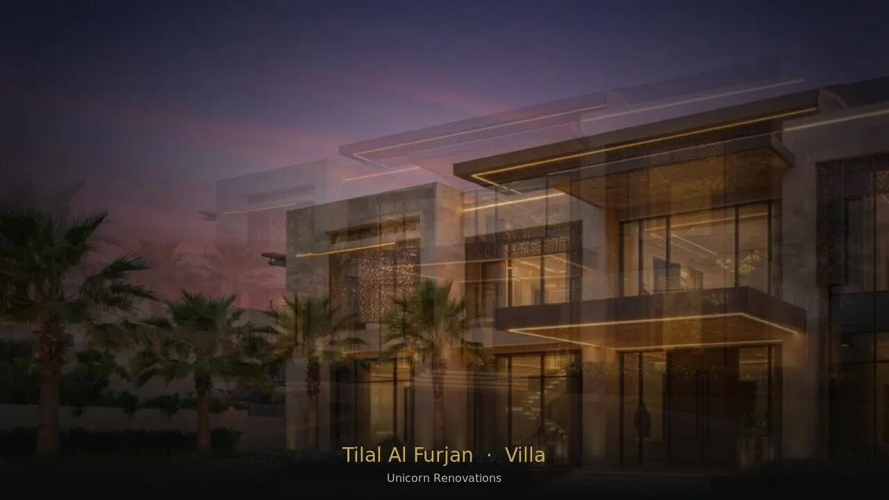 Villa Renovation in Tilal Al Furjan — Unicorn Renovations