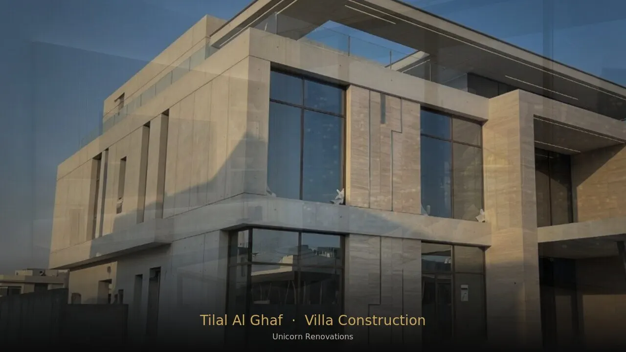 Villa Construction in Tilal Al Ghaf