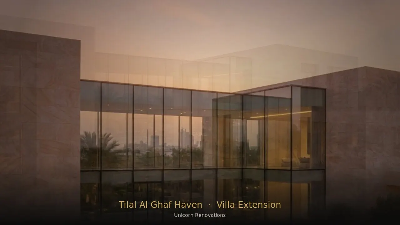 Villa Extension in Tilal Al Ghaf Haven — Unicorn Renovations