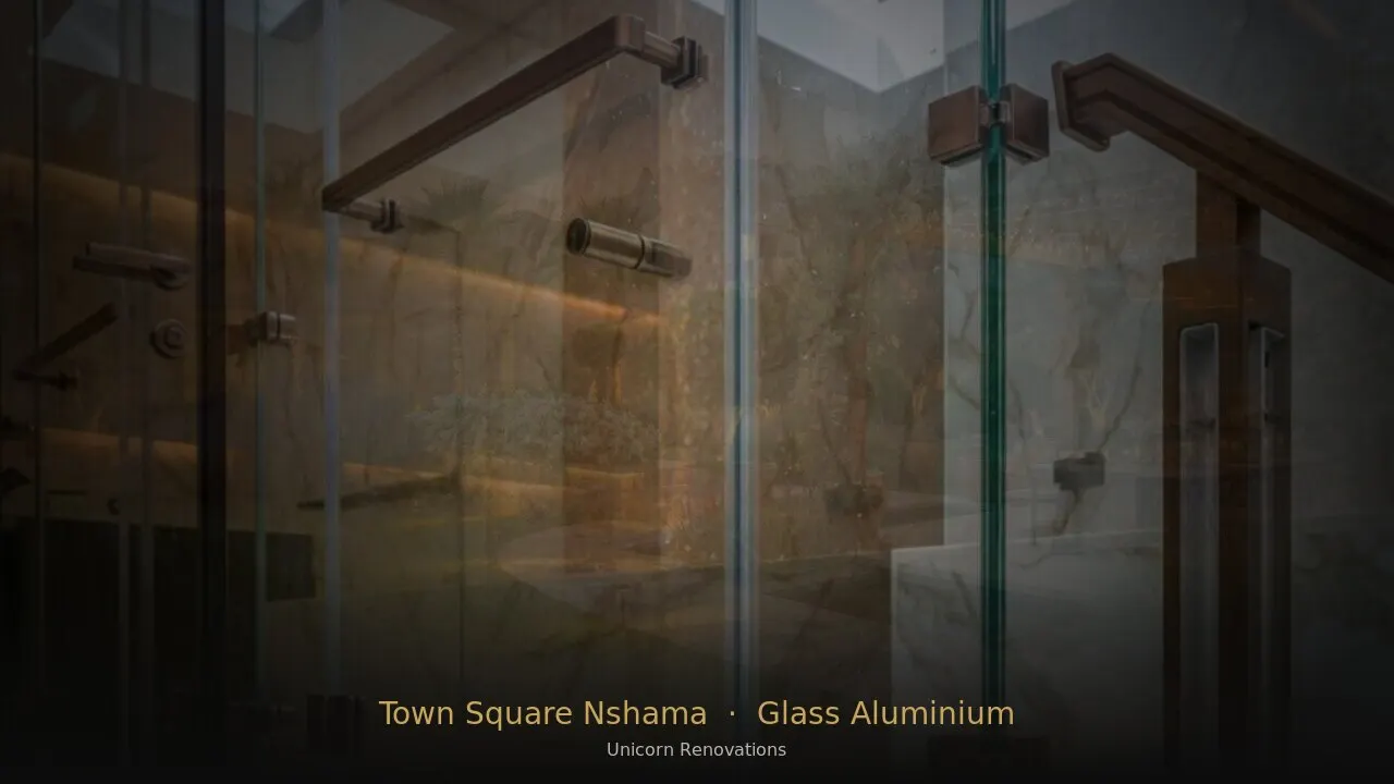 Glass & Aluminium Works in Town Square Nshama