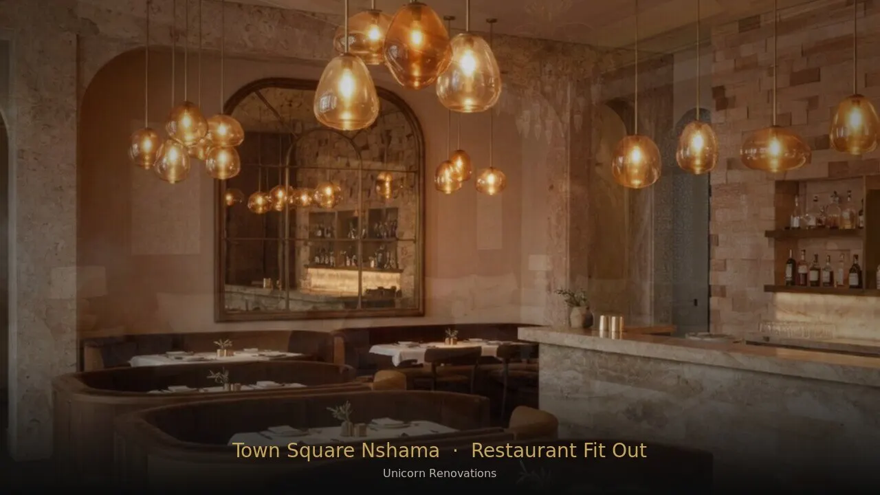 Restaurant Fit-Out in Town Square Nshama