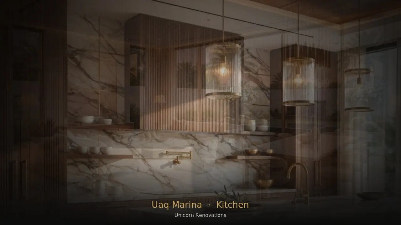 Kitchen Renovation in UAQ Marina
