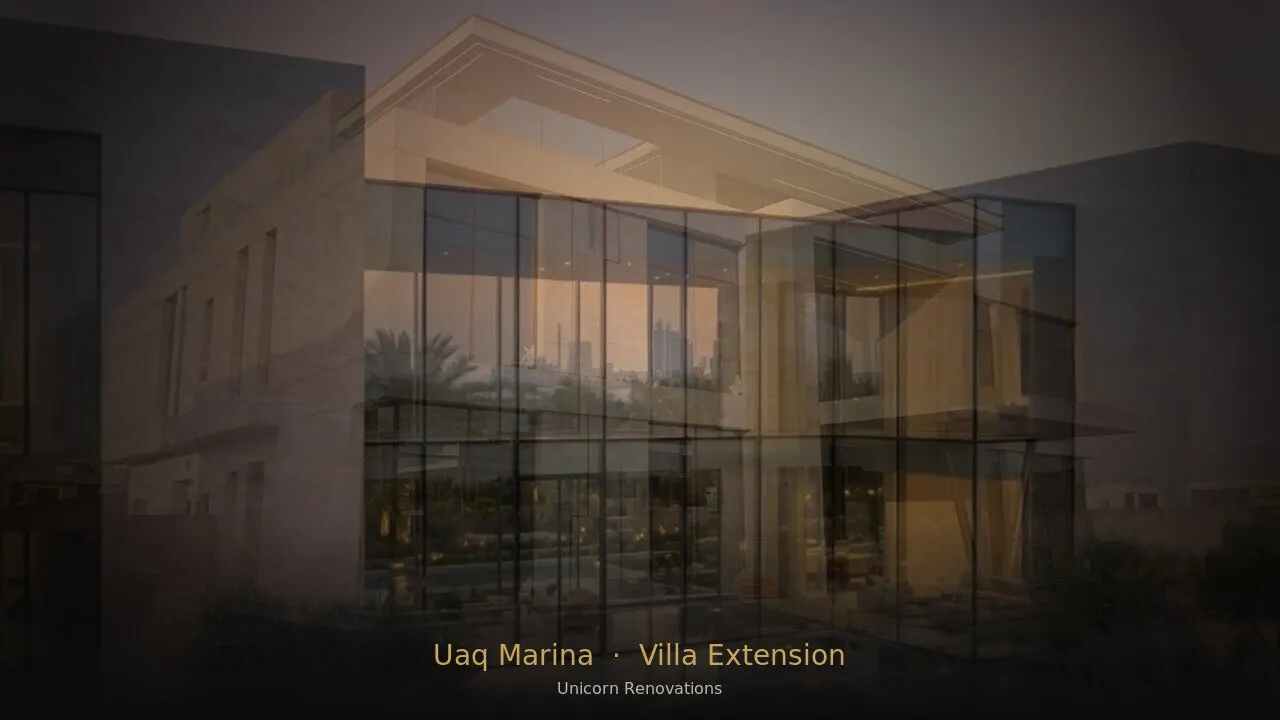 Villa Extension in UAQ Marina