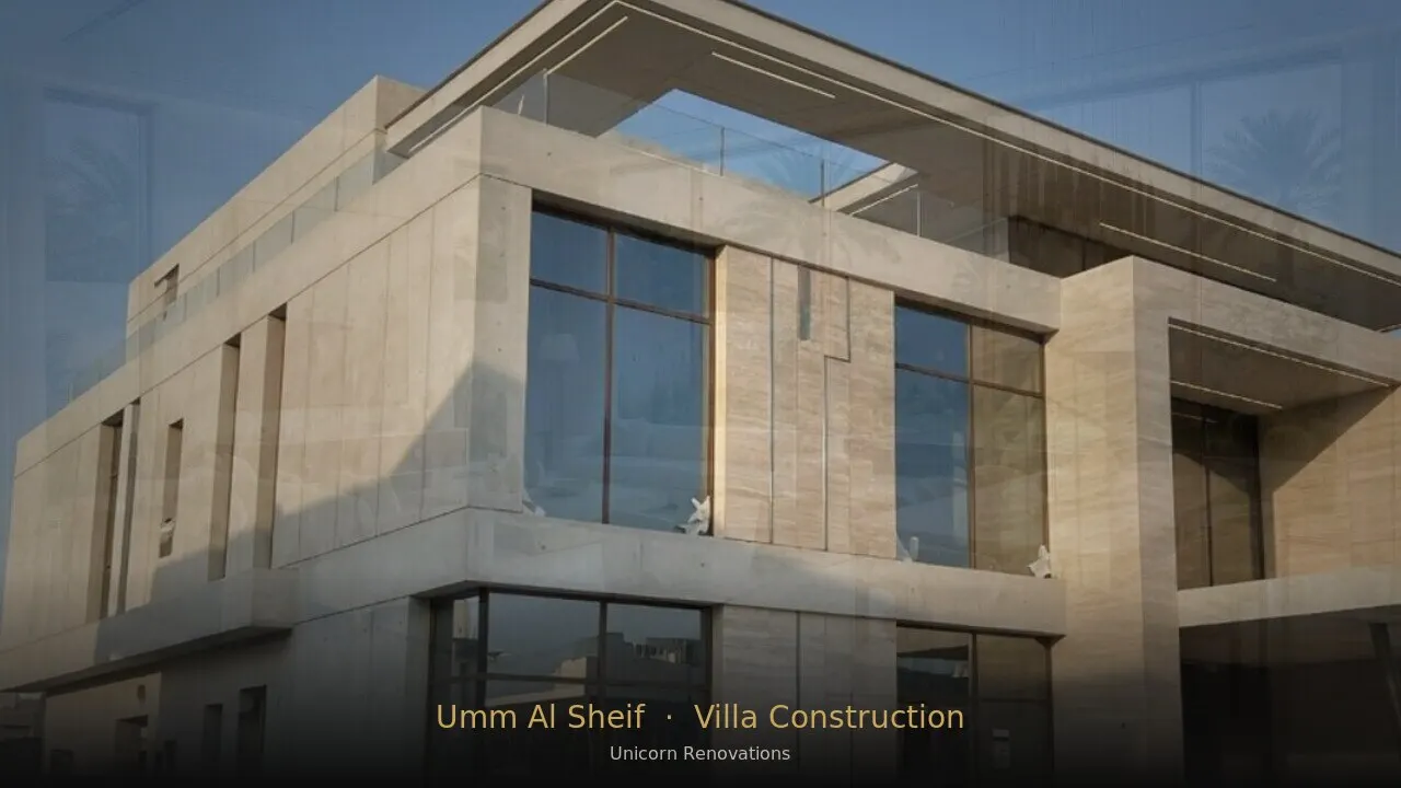 Villa Construction in Umm Al Sheif — Unicorn Renovations