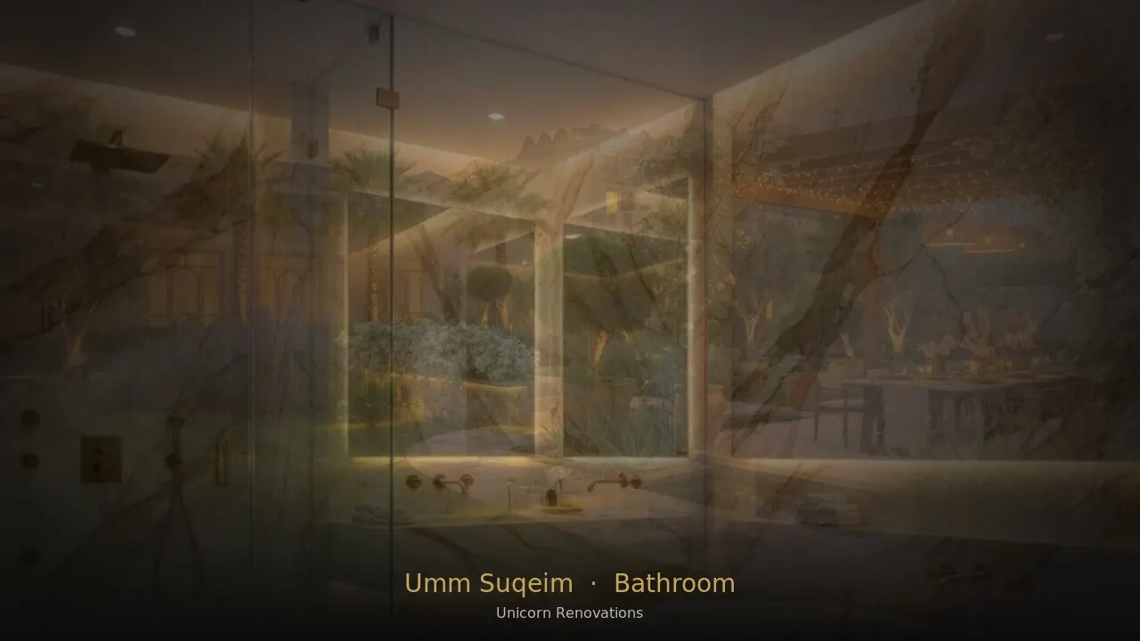Bathroom Renovation in Umm Suqeim — Unicorn Renovations