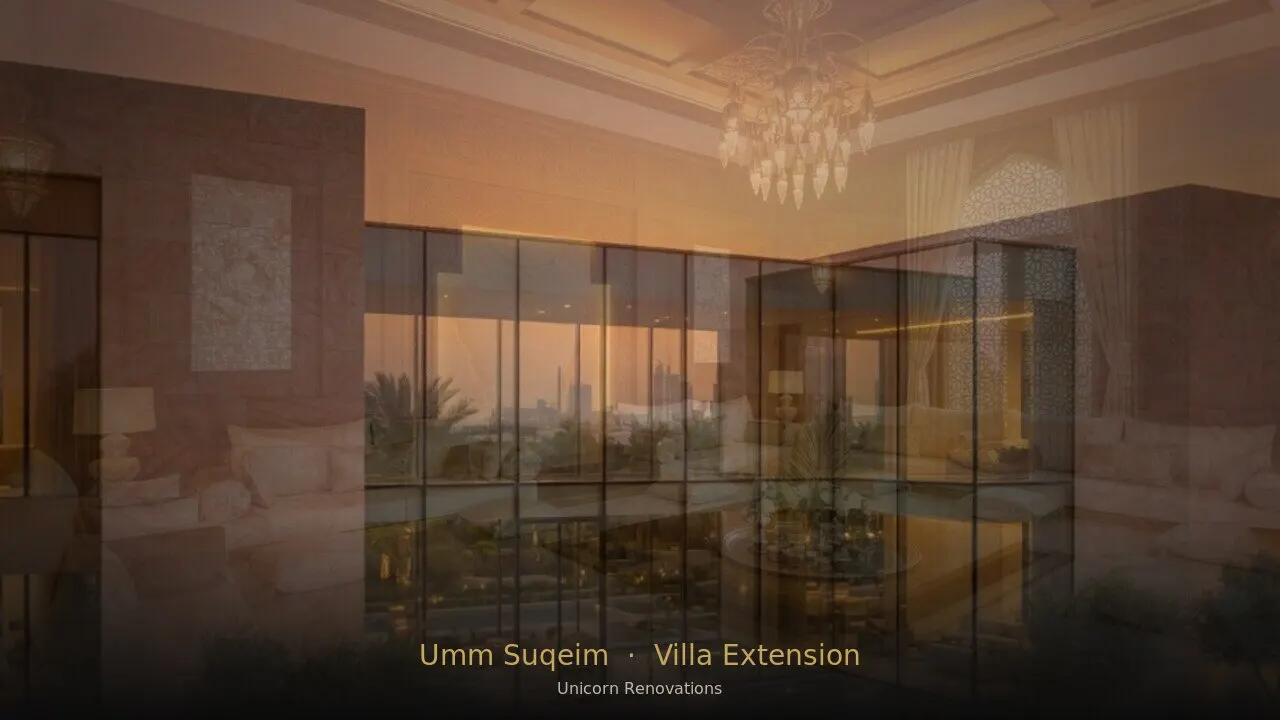 Villa Extension in Umm Suqeim — Unicorn Renovations