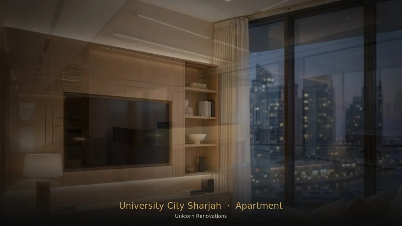 Apartment Renovation in University City Sharjah