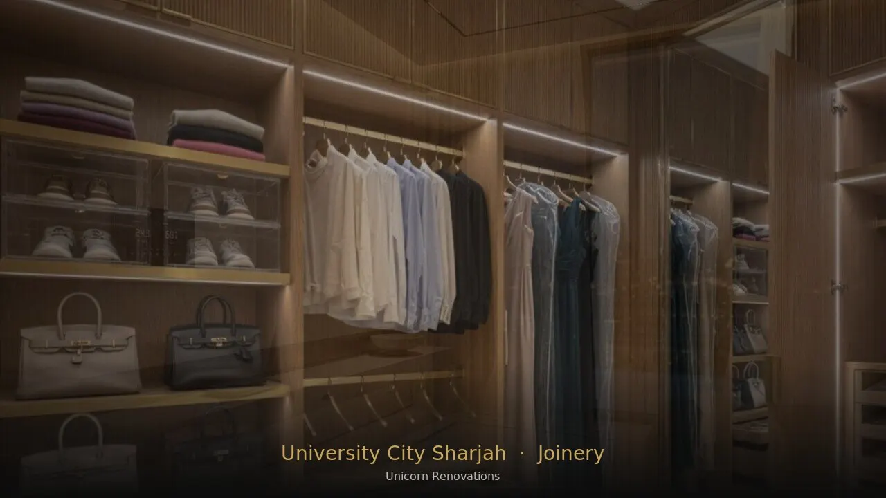 Joinery & Cabinetry in University City Sharjah