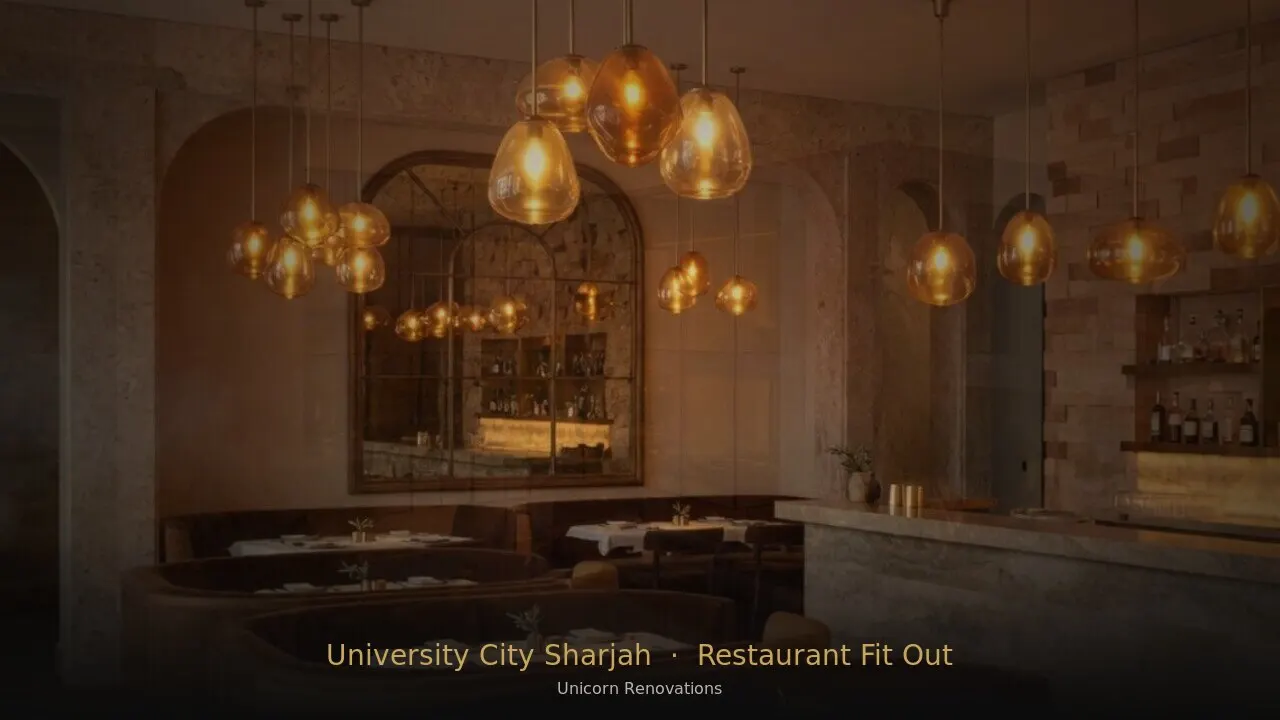 Restaurant Fit-Out in University City Sharjah