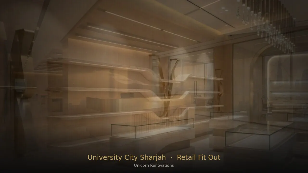 Retail Fit-Out in University City Sharjah