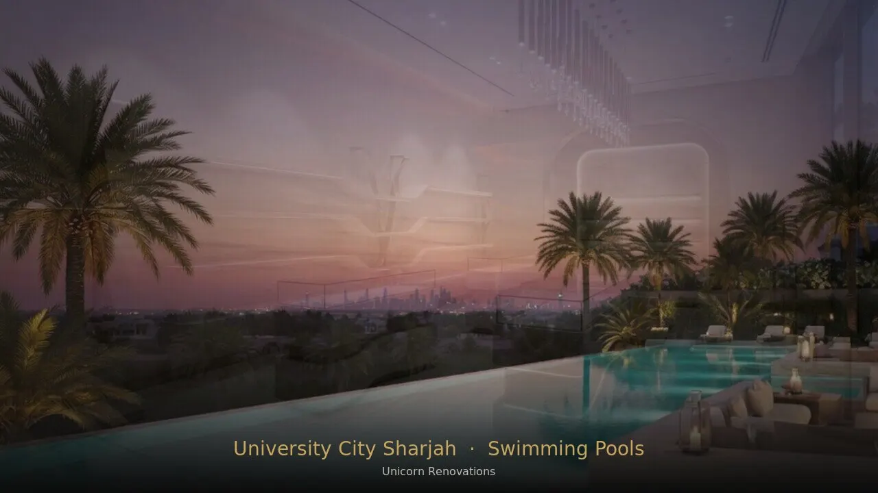 Swimming Pool Construction & Renovation in University City Sharjah