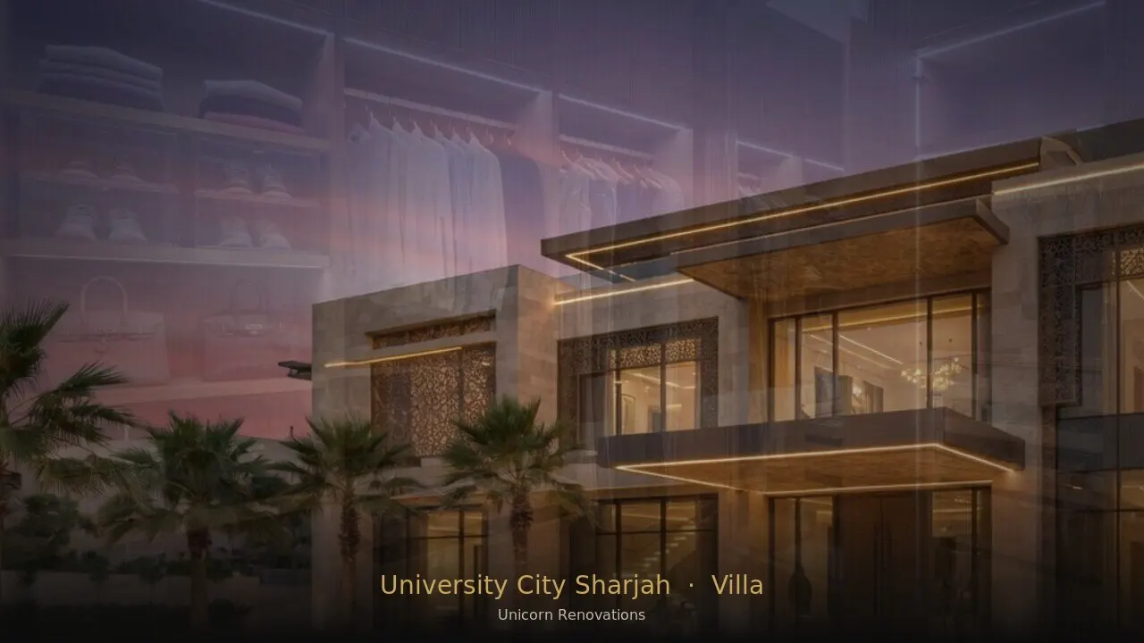 Villa Renovation in University City Sharjah